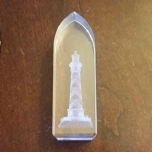 Hatteras Lighthouse etched figurine
